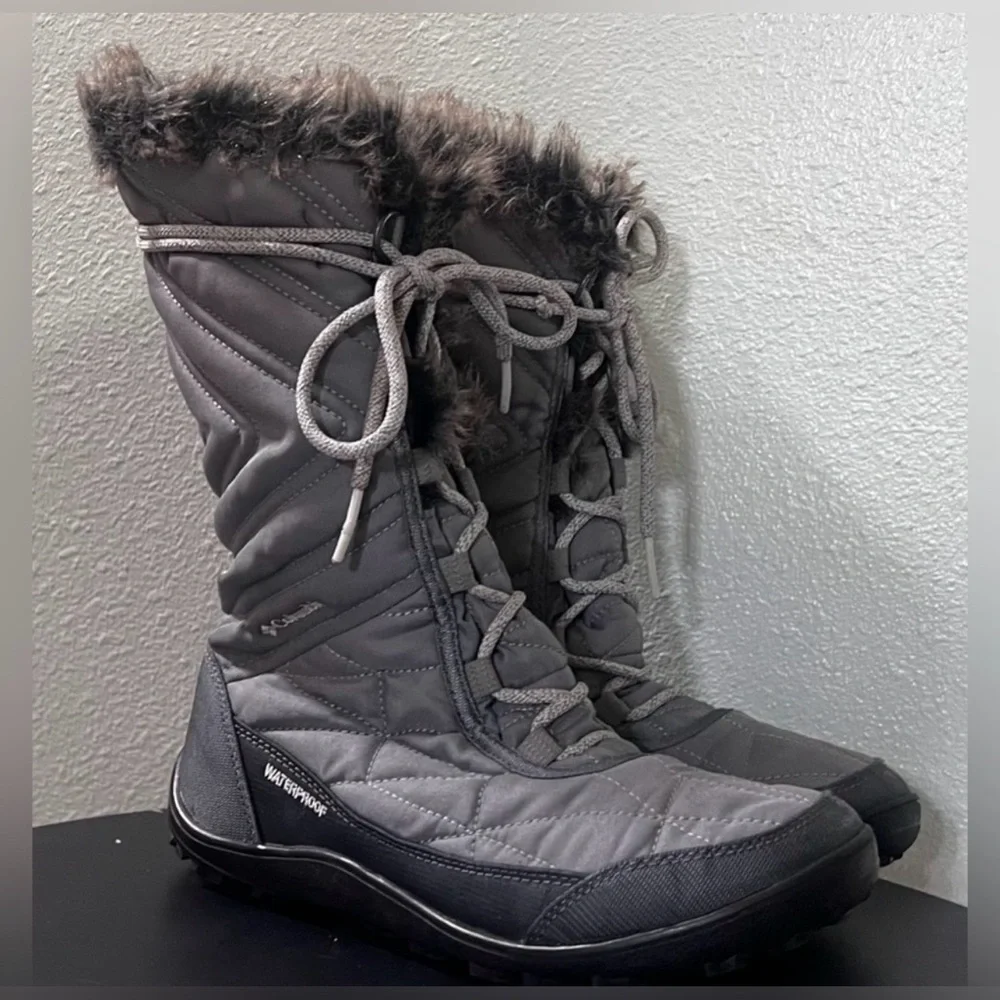 Columbia Minx Mid III Winter Waterproof Fur Snow Boots Ski Snowboard Outdoor